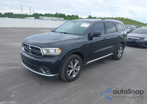 2016 Dodge Durango Limited z USA, uszkodzony, nr VIN 1C4RDJDG2GC353616